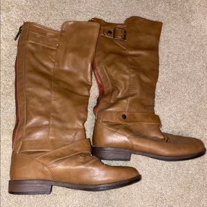 Steve Madden tan leather boots (size: 8.5)